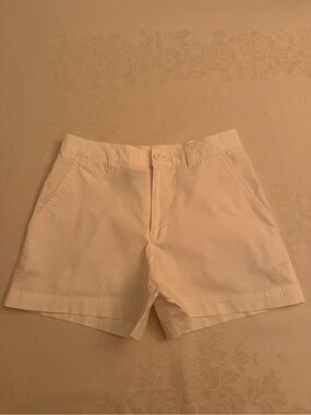 Ralph Lauren White Women's Cotton Bermuda Shorts